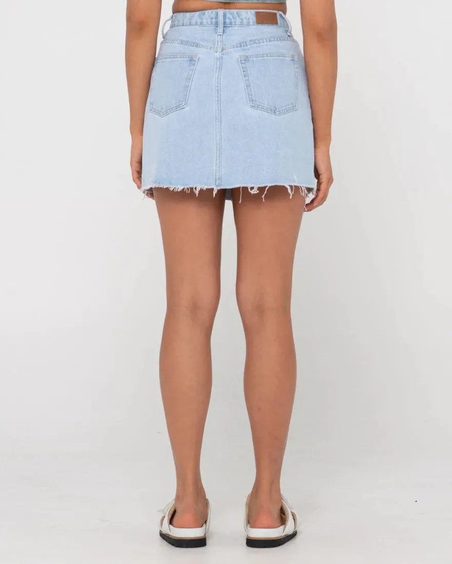 Rusty Celeste High Rise Denim Skirt