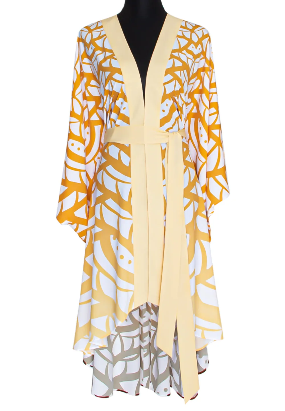 Solar Plexus Chakra - Neutral Kimono (Beige) - Long