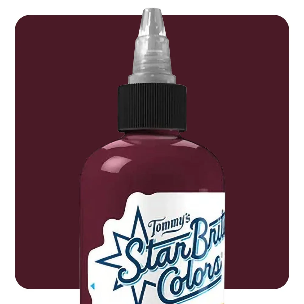 StarBrite Colors Tattoo Ink by Tommy’s Supplies – Deep Maroon – Pick Your Size 1/2oz or 1oz