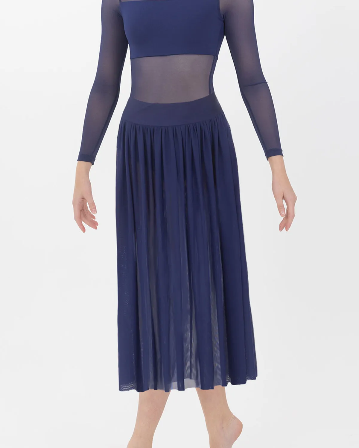 Studio 7, VISION MESH SKIRT, Navy, Adults, ADSK11