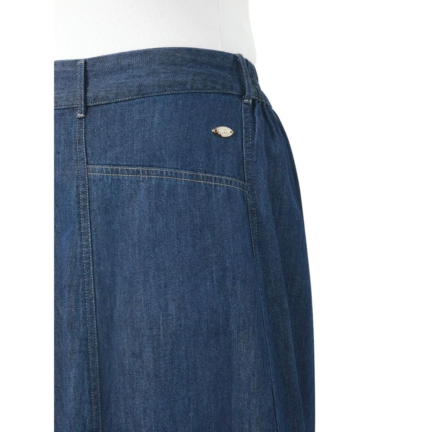 TIGI 10/12 Denim Panel Skirt