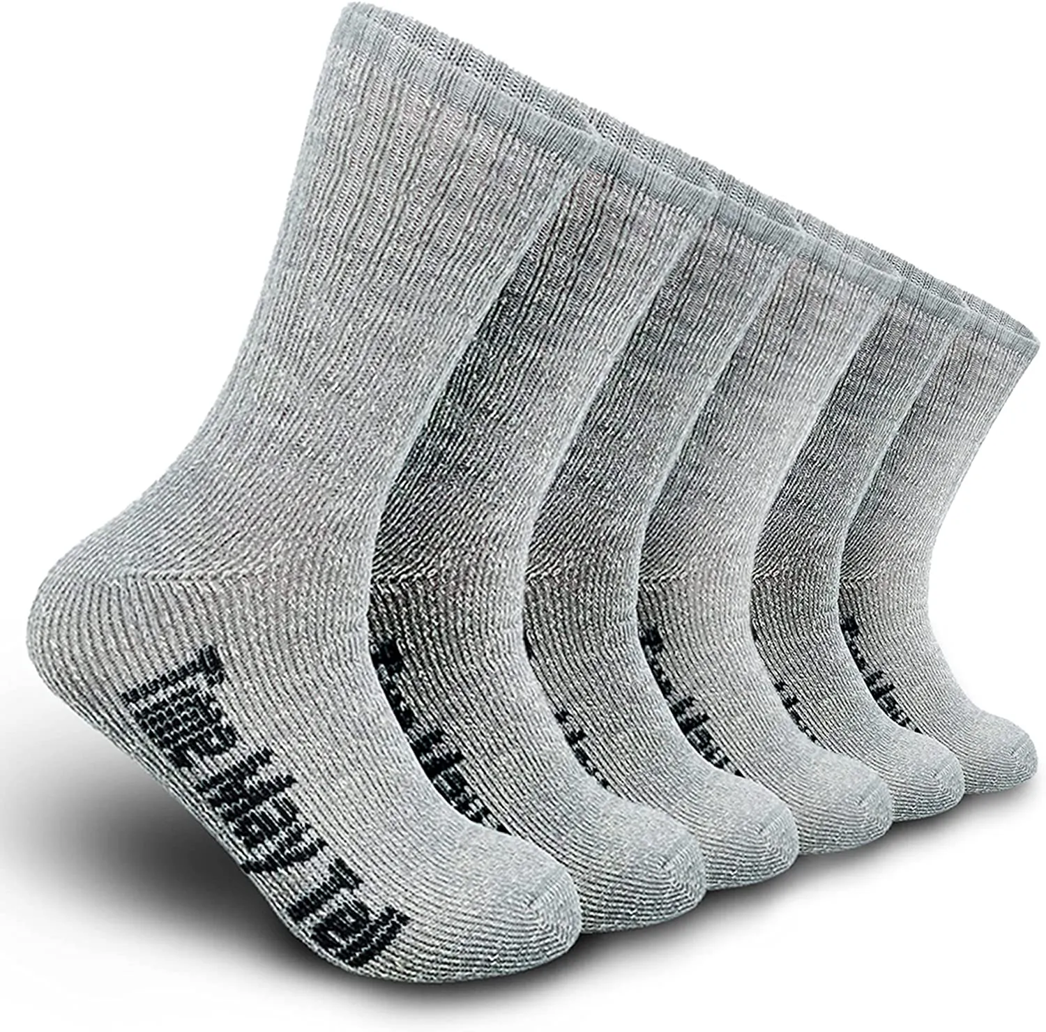 Time May Tell Mens Merino Wool Hiking Cushion Socks Pack (2/4 Pair ,6-13 Size)