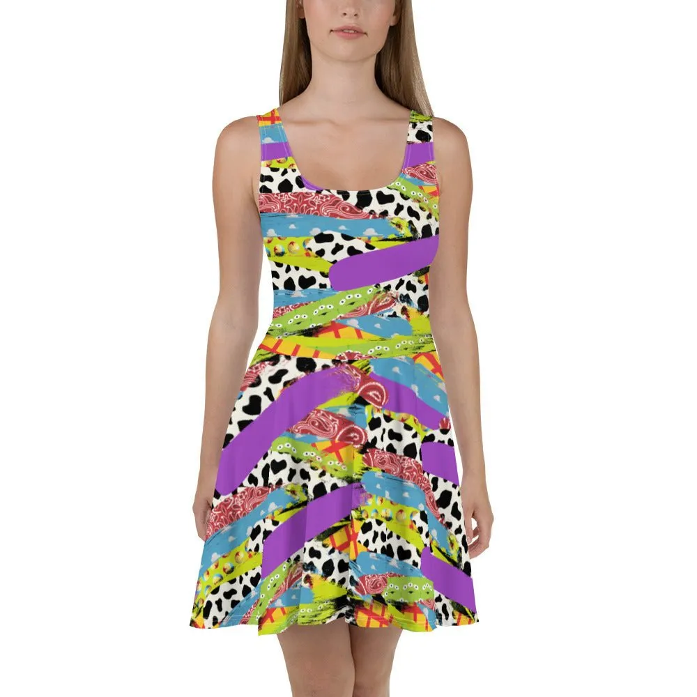 Toys Brushstrokes Skater Dress