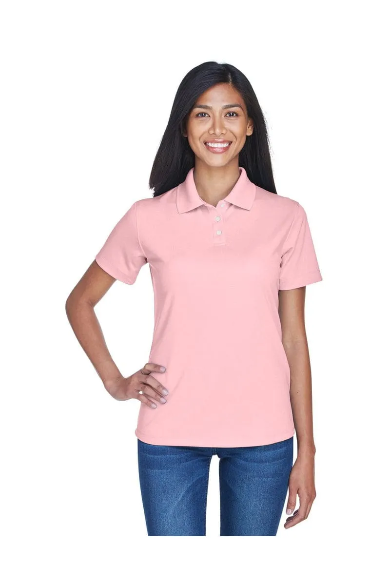 UltraClub 8445L: Ladies' Cool & Dry Stain-Release Performance Polo, Basic Colors