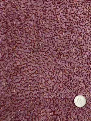 Wine Sequin & Beads On Silk Chiffon JEC-148-1 Fabric