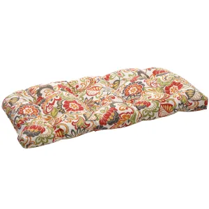 Zoe Multicolor Wicker Loveseat Cushion